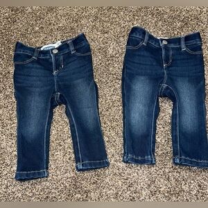 (2) 6-12 months Old Navy Ballerina Jeggings